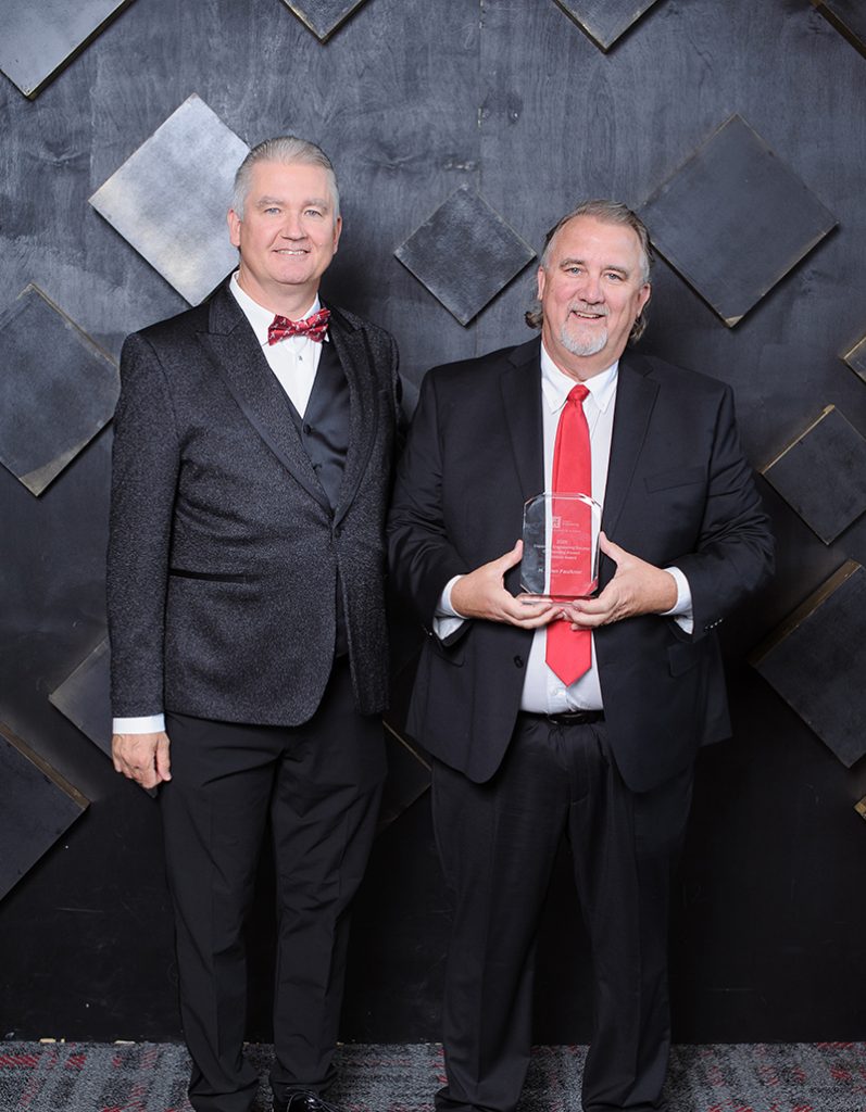 Dean and Man in red tie