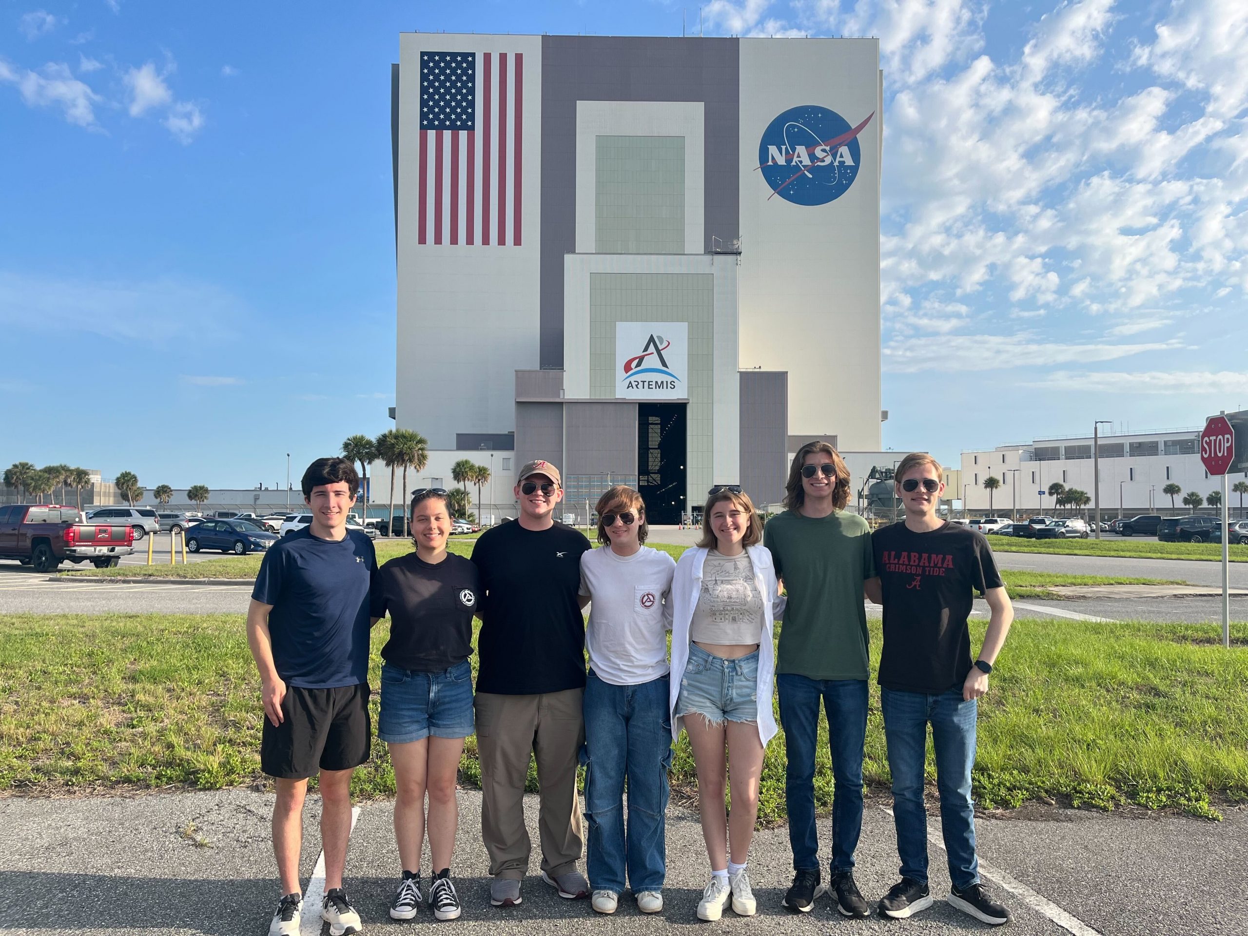 Group photo outside