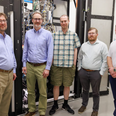 5 people in a lab